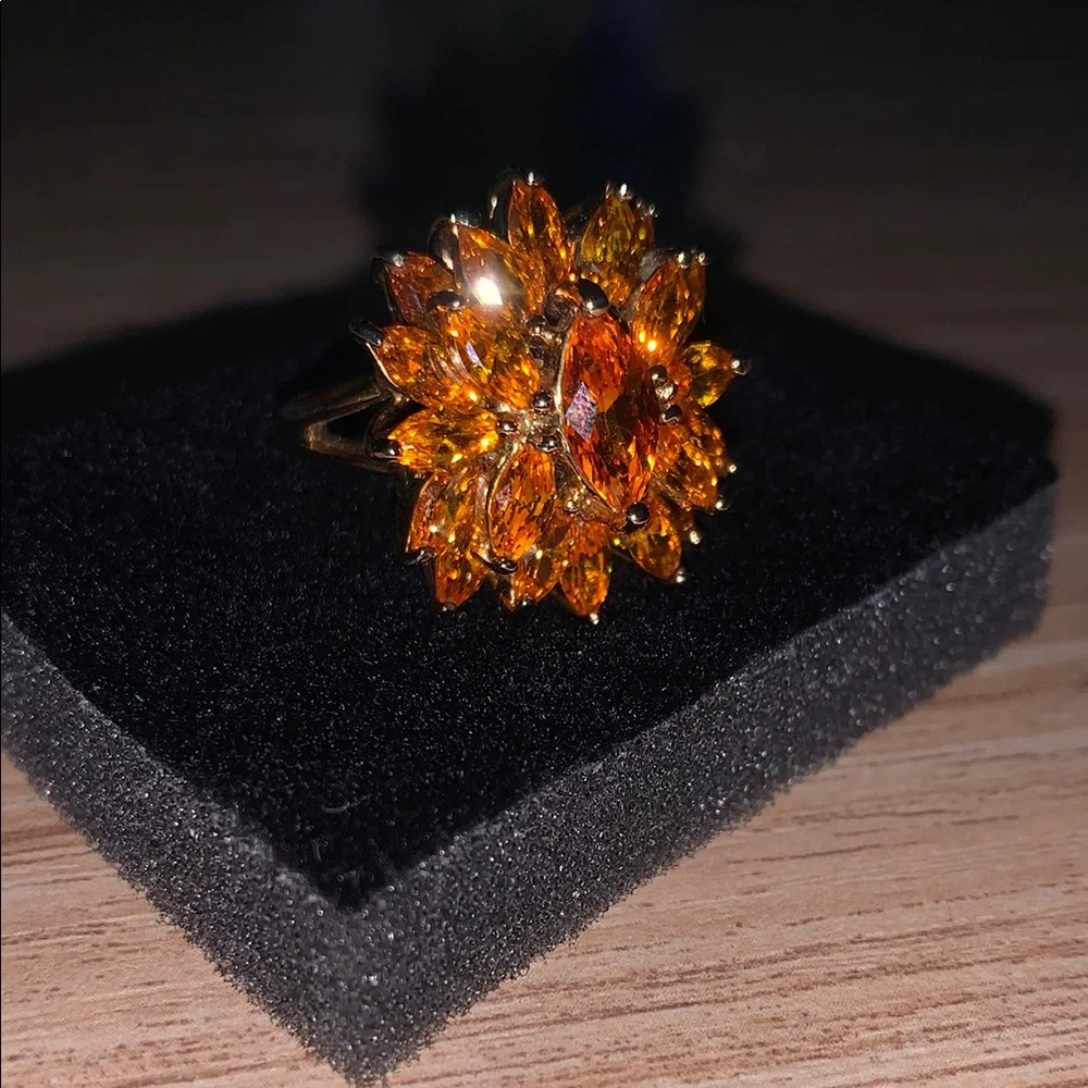 N/A orange citrine